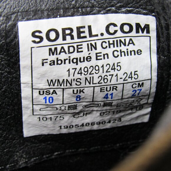 Sorel Tan Waterproof EMILIE CHELSEA Bootie Women's 10 - Picture 10 of 10